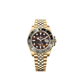 Rolex GMT-Master II Yellow Gold Tiger Iron Dial Jubilee