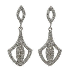 925 Silver Earrings with Zircon