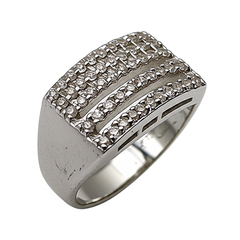 925 Silver Ladies Ring with Zircon