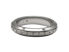 925 Silver Gents Band with Cubes Design