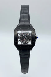 The "Classic Santos" Black ADLC Skeleton Leather
