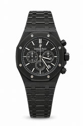 The "Classic Oak Chronograph" All-Black ADLC & Onyx Tapisserie