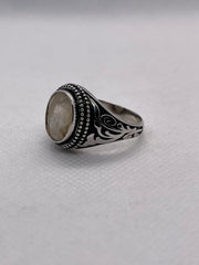 Men’s Ring with Pukhraj (Topaz) Stone