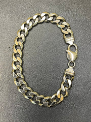 Men’s Cuban Bracelet in 925 Silver