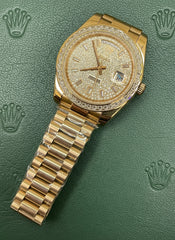 Day-Date 40mm Rose Gold ICED Out Bazel and Dial "Master Plus"