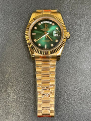 Day-Date Rose Gold with Green Dial