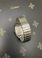 Cartier Santos Stainless Steel Blue Dial