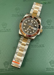 GMT-Master II - Rose Gold & Stainless Steel - "Root Beer"