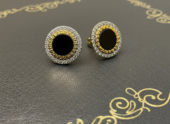 Versace Inspired Tops with Black Stone