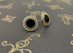 Versace Inspired Tops with Black Stone