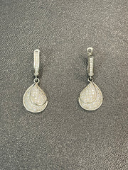 925 Silver Teardrop Locket Set with Matching Ring in Zircon