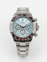 Daytona “Platona”– Platinum Tone with Ice Blue Dial | Luxury Chronograph