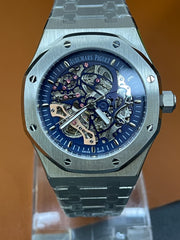 Royal Oak Skeleton Watch – Blue Dial | Automatic Movement | Luxury Timepiece