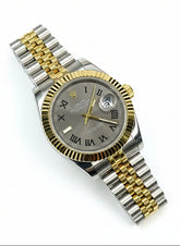 Datejust Wimbledon Dial – Two-Tone Gold & Stainless Steel | Fluted Bezel