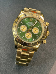 Cosmograph Daytona “John Mayer” – Yellow Gold Tone with Green Dial & Gold Sub-Dials