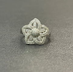 925 Silver Star-Shaped Locket Set with Matching Ring