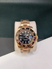 GMT-Master II Root Beer Rose Gold Black (Master Plus)