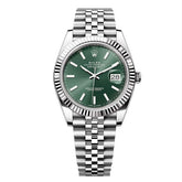 Date Just Mint Green Dial & Jubilee Bracelet