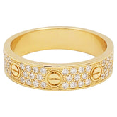 Cartier Inspired Love Wedding Band – Gold Plated 925 Silver Ring