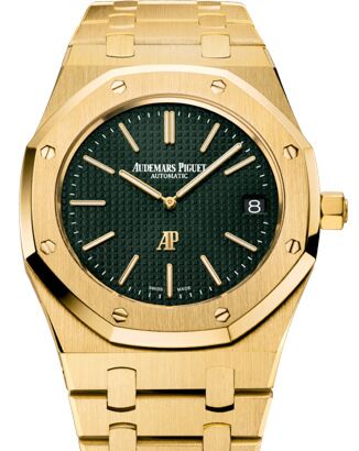 AP Royal Oak Limited Edition Green Dial Yellow Gold Color
