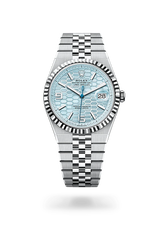 Land-Dweller Ice Blue Dial with Flat Jubilee Bracelet