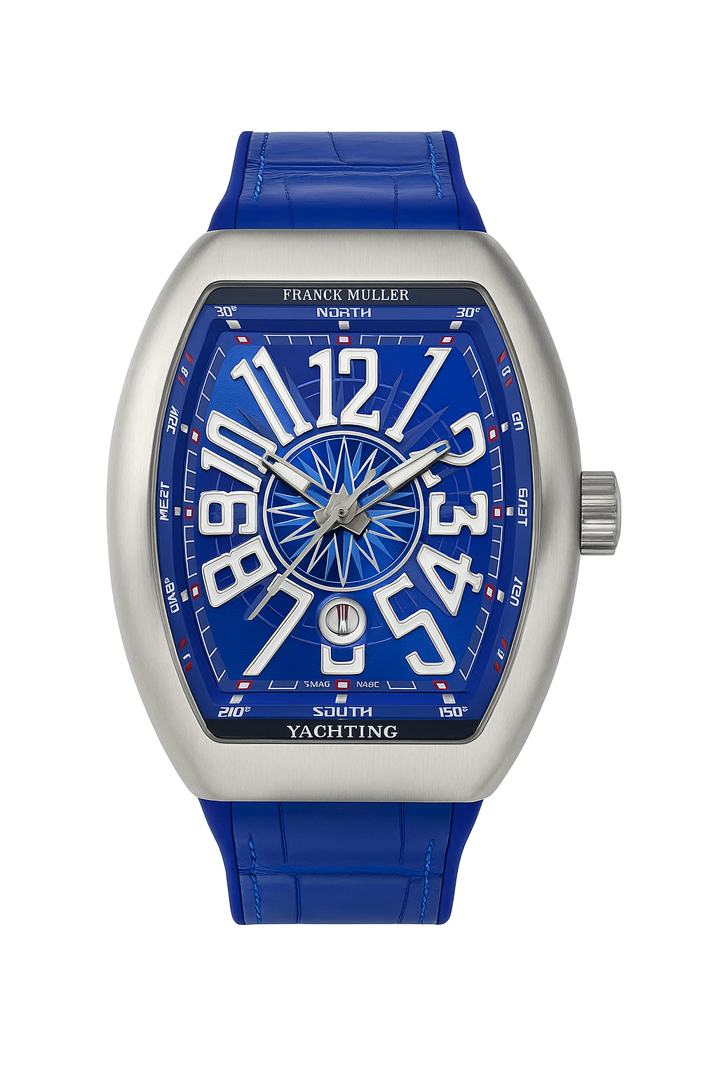Franck Muller Vanguard Yachting Blue & Silver