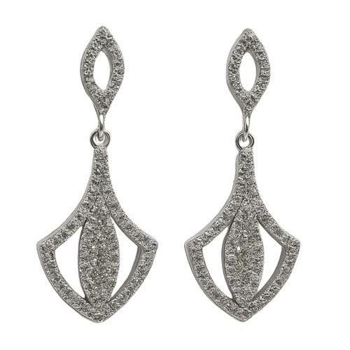 925 Silver Earrings with Zircon
