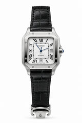 The "Classic Santos" Silver & White Leather