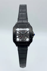 The "Classic Santos" Black ADLC Skeleton Leather