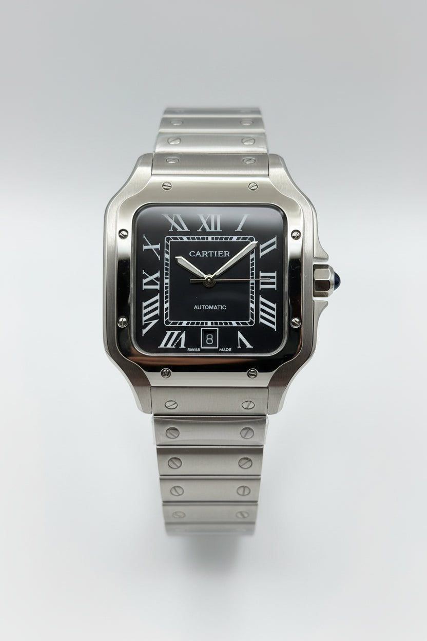 The "Classic Santos" Silver & Black