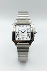 The "Classic Santos" Silver Steel Bracelet