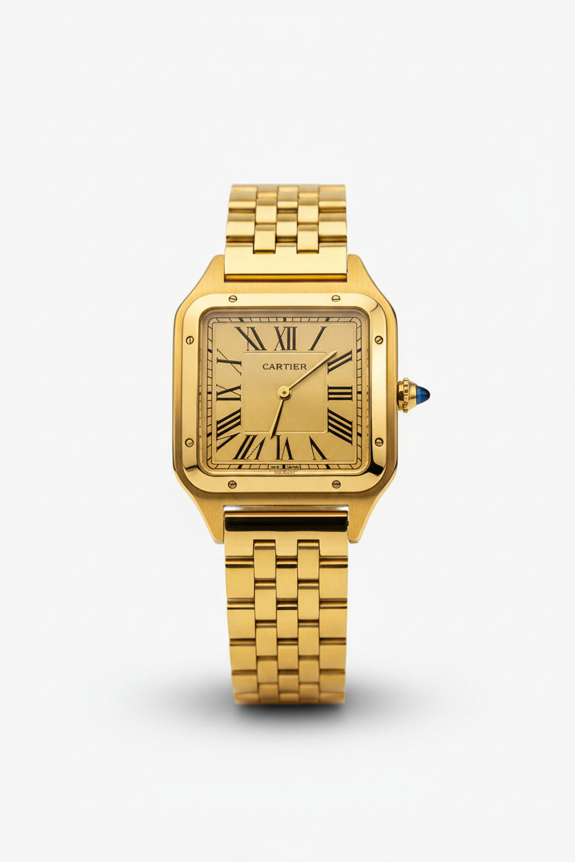 The "Classic Panthère" Gold-on-Gold Steel Bracelet