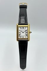 The "Classic Tank" Gold & Onyx Leather