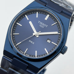 Midnight Blue Integrated Steel Watch – Blue Dial