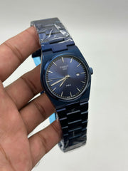 Midnight Blue Integrated Steel Watch – Blue Dial