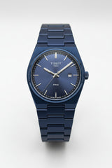 Midnight Blue Integrated Steel Watch – Blue Dial