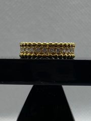 Perlée 1-Row Zircon Ring – 925 Silver