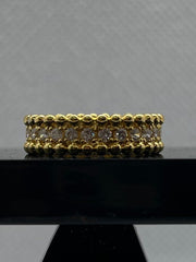 Perlée 1-Row Zircon Ring – 925 Silver