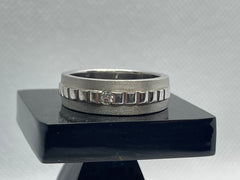 925 Silver Matte & Polished Finish Band