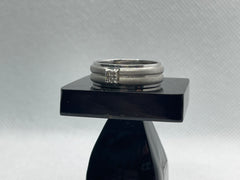 925 Silver 4-Stone Band Ring