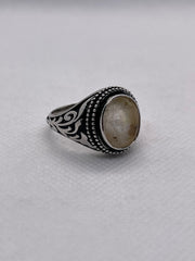 Men’s Ring with Pukhraj (Topaz) Stone