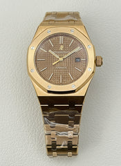 AP Royal Oak Inspired Rose Gold with Brown Dial