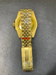 Rolex GMT-Master II Yellow Gold Tiger Iron Dial Jubilee