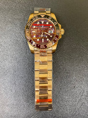 GMT-Master II  Oyster, 40 mm, Everose gold "Tiger Iron" (Master Plus)