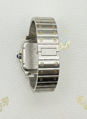 Cartier Santos Two-Tone Rose Gold & Gray Dial