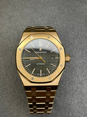 AP Royal Oak Rose Gold Black Dial