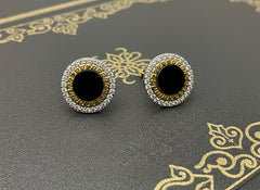 Versace Inspired Tops with Black Stone