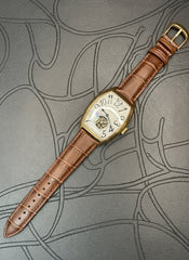 Franck Muller Imperial Tourbillon Cintrée Curvex Rose Gold & White Dial