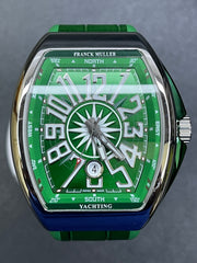 Franck Muller Vanguard Yachting Green & Stainless Steel