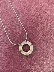 Cartier Inspired Love Necklace – 925 Silver Pendant Chain